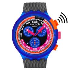 Swatch Neon Party To The Max P Unisex Multicoloured Dial Watch SB06N101-5300