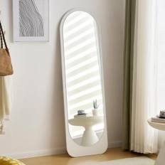 OSJ Wave Scandinavian Standing Full-length Mirror, Mirror, Full-length Mirror, Mirror, Wall-Mounted Mirror, Standing, Full-length Mirror, Stylish,