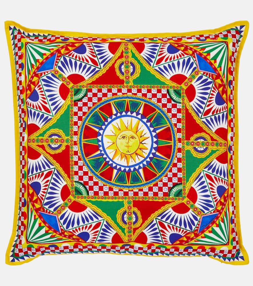Dolce&Gabbana Casa Medium printed canvas cushion