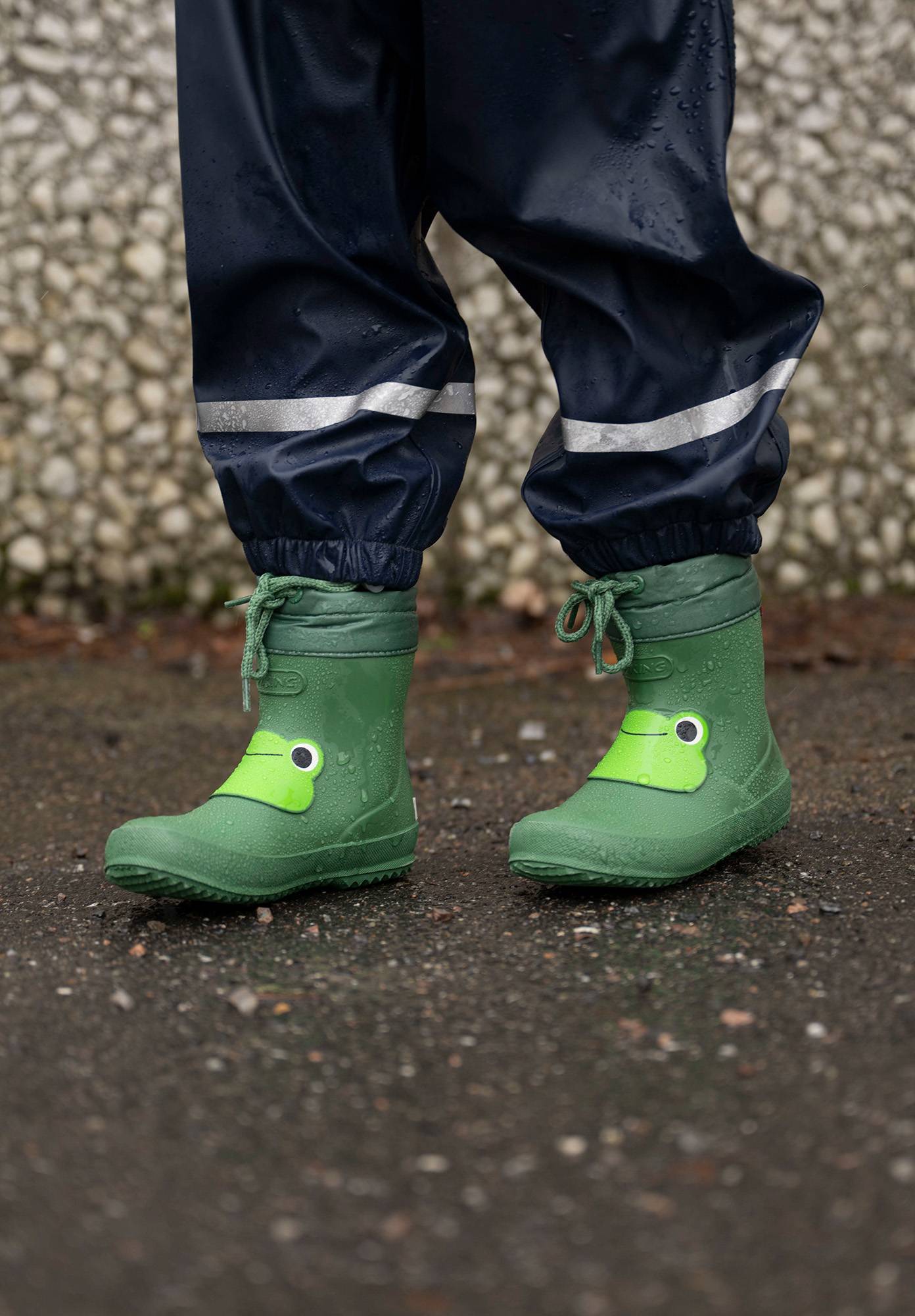 Viking Alv Indie Print Gummistøvler, Green, 27