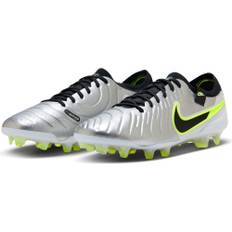 Nike Tiempo Legend 10 Elite FG Fußballschuh Herren silber volt schwarz