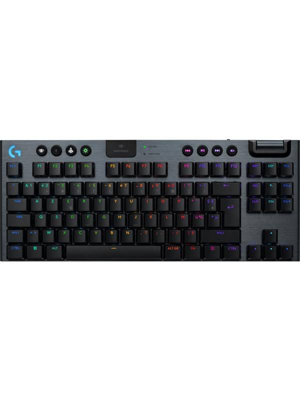 Logitech G915 X LIGHTSPEED - TKL - 80 % (TKL) - Fransk - Sort
