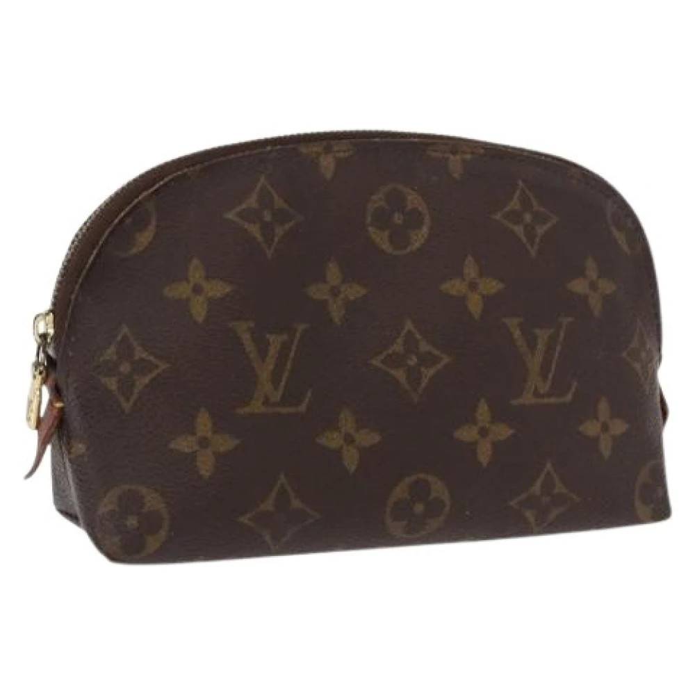 Louis Vuitton Vintage Pre-owned Canvas Clutch - Vintage - Dame - Brun - ONE SIZE - Tyl
