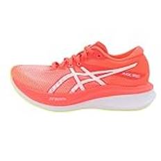 ASICS Magic Speed 3 dam löparskor vit svart, Soluppgång röd vit, 44.5 EU