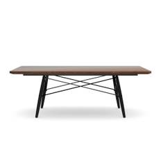 Eames Sofabord Rektangulær - Valnød/Black ash