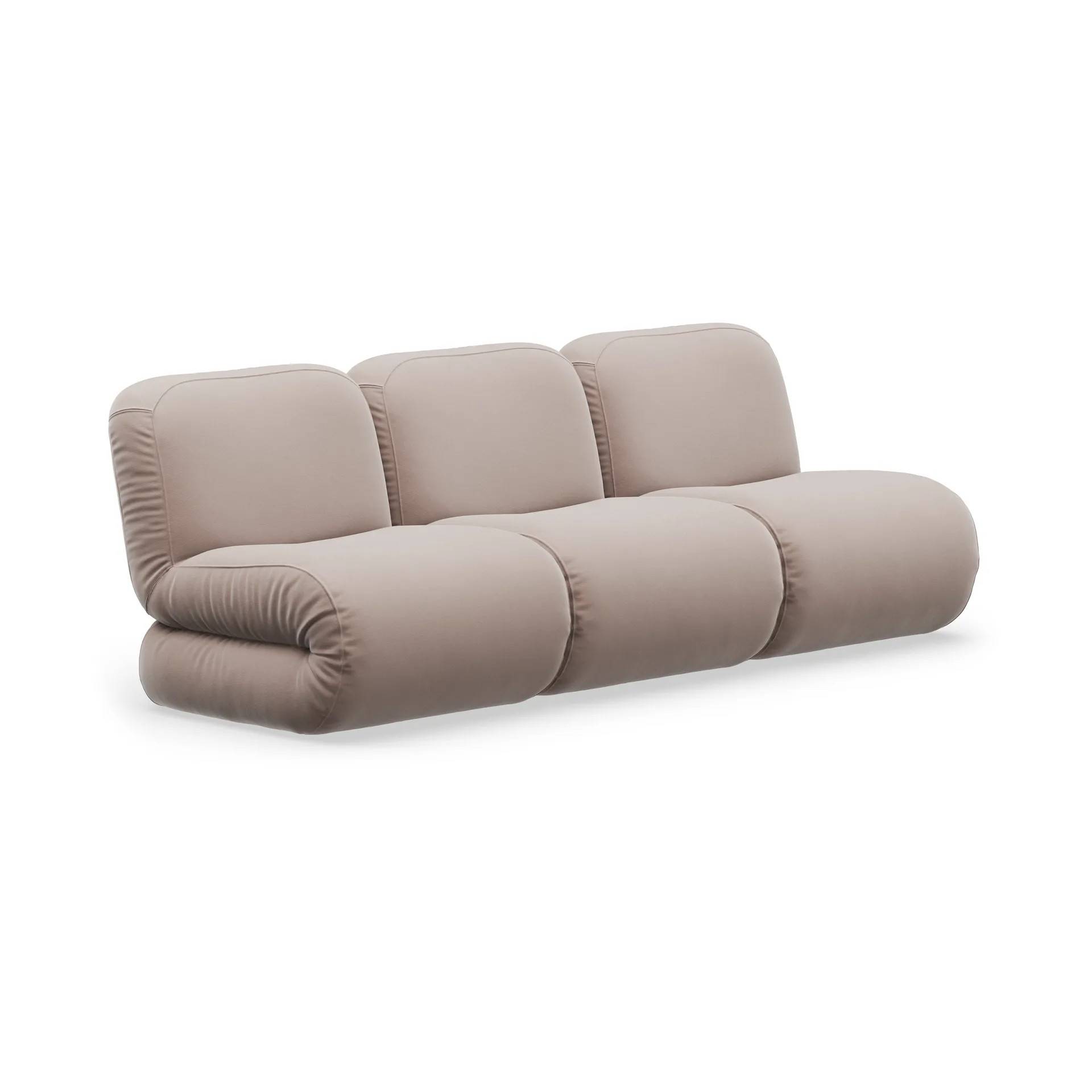 Lammhults BAU soffa 3-sits, Megan sand
