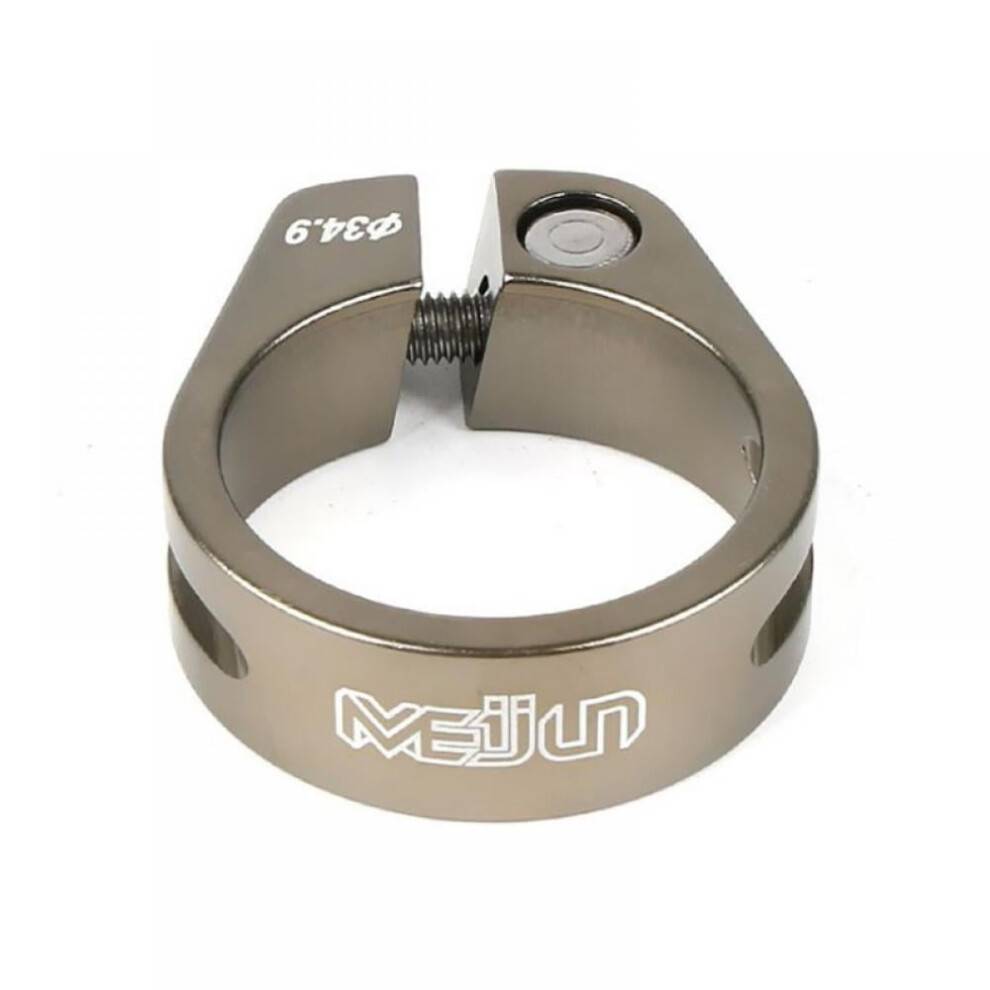 Cykelsadelpindklemme 31,8 mm / 34,9 mm aluminium hurtigudløser til mountainbikes, landevejscykler, fixiecykler, foldbare cykler, DH-cykler,
