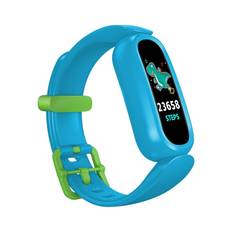 T12 Vandt�t Smartwatch til b�rn med skridtt�ller, farvesk�rm med touch mm. Lysebl�.