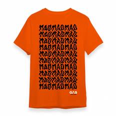 Orange GAS MAD T-shirt, extra large