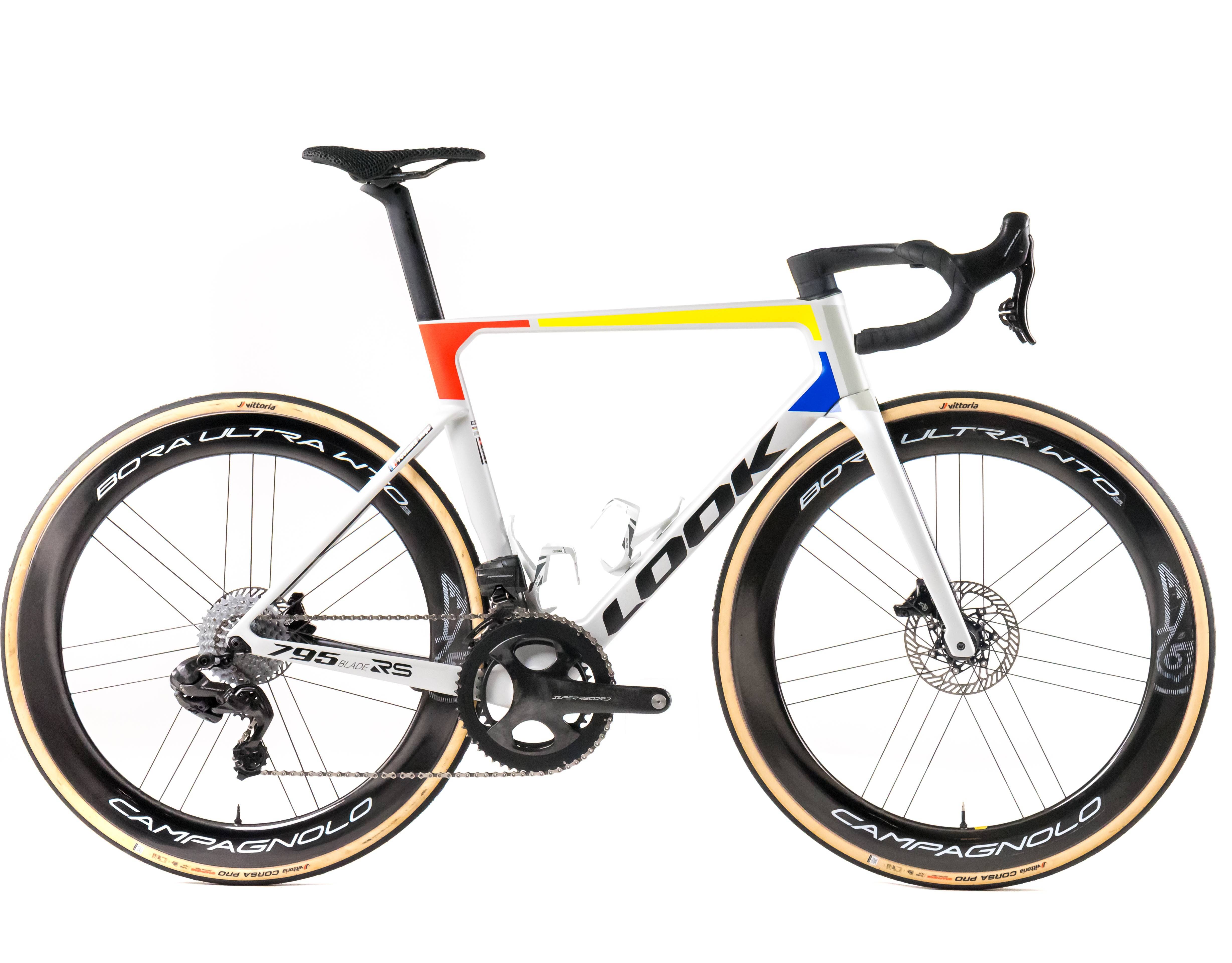 Look 795 Blade RS 2025 Team Cofidis Toumire Hugo size M Campagnolo Super Record WRL 2x12sp - Bikeroom / M / Iconic Platinum White (M)