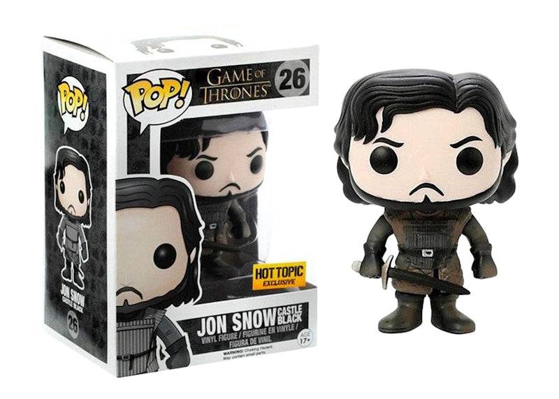 Funko Pop! Game of Thrones Jon Snow Exclusive Castle Black Hot Topic Exclusive Figure #26