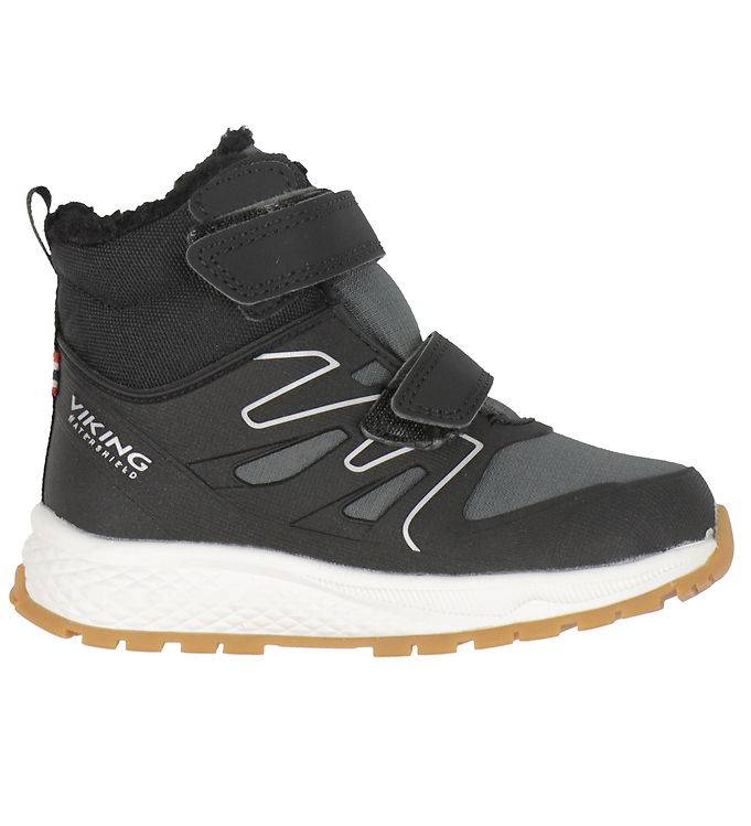 Viking Vinterkängor - Tex - Equip Defence Warm WP 2V - Black/Kap - Viking - 32 - Vinterkängor