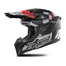 Crosshjelm Airoh Aviator 3, Burnout