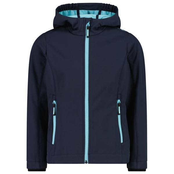 CMP Girl's Jacket Fix Hood 3A29385N Softshelljacka Barn Storlek 110 Färg blå