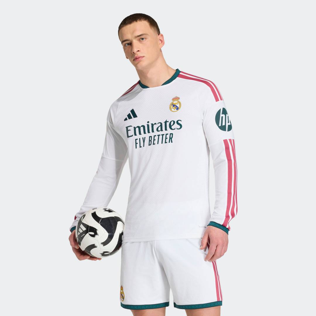 Real Madrid 26/27 Home Authentic Long Sleeve hjemmebanetrøje