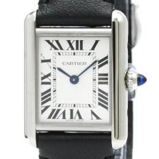 Cartier Vintage, Pre-owned, Dam, ONE Size, Pre-owned Rostfritt stal klockor - gray (ONE SIZE)