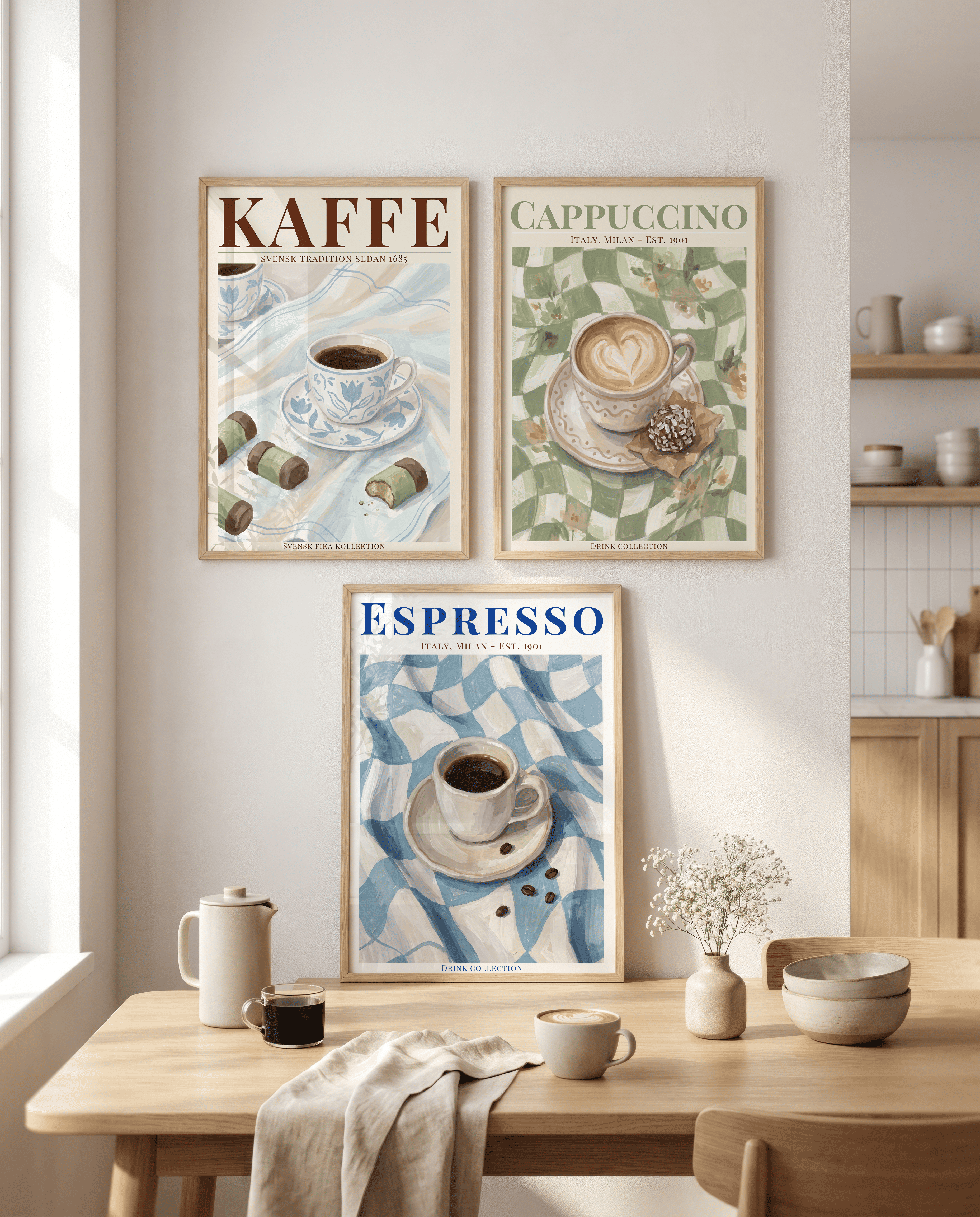 Bundle 3-pack Coffee Collection - 70x100 cm