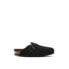 BIRKENSTOCK Boston Shearling Suede Size: 42, colour: BLACK