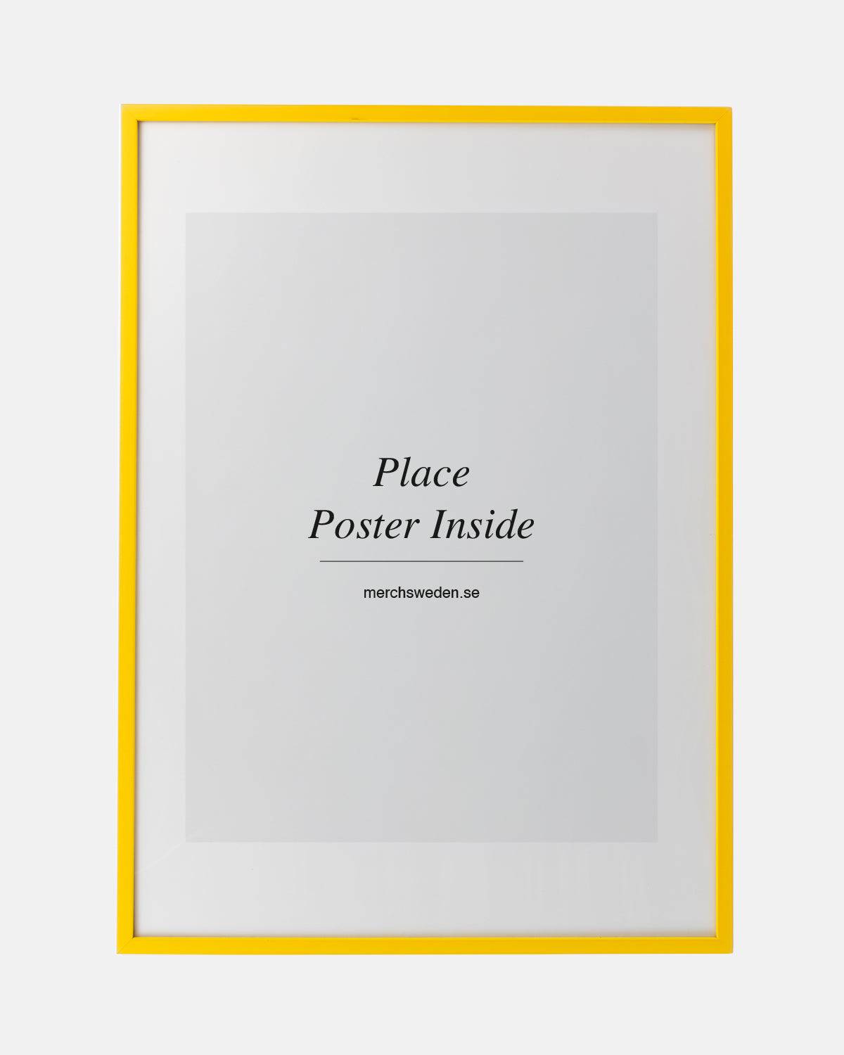 Yellow Wooden Frame – Colorful Frame for Posters & Photo Art | Free Shipping over 899 kr - Grå