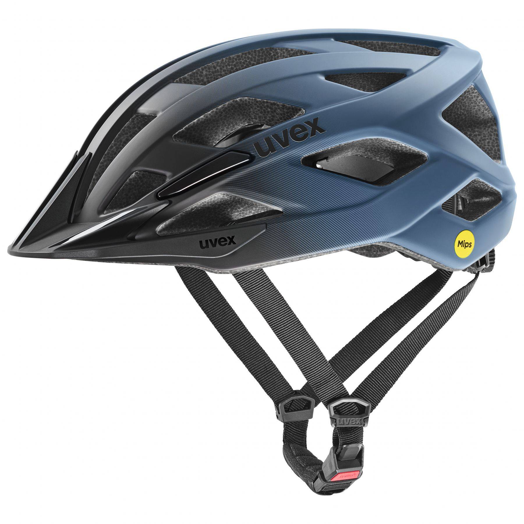 Uvex I-Vo 2 MIPS, cykelhjelm, blå/sort
