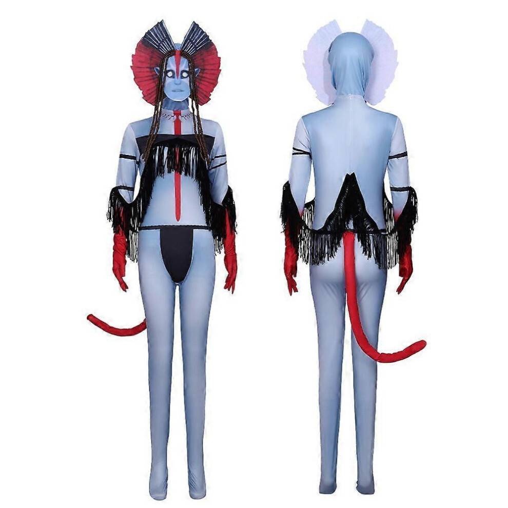 (120) Avatar 3 Cosplay Costume Varang Zentai Sexy Jumpsuit Halloween Bodysuit
