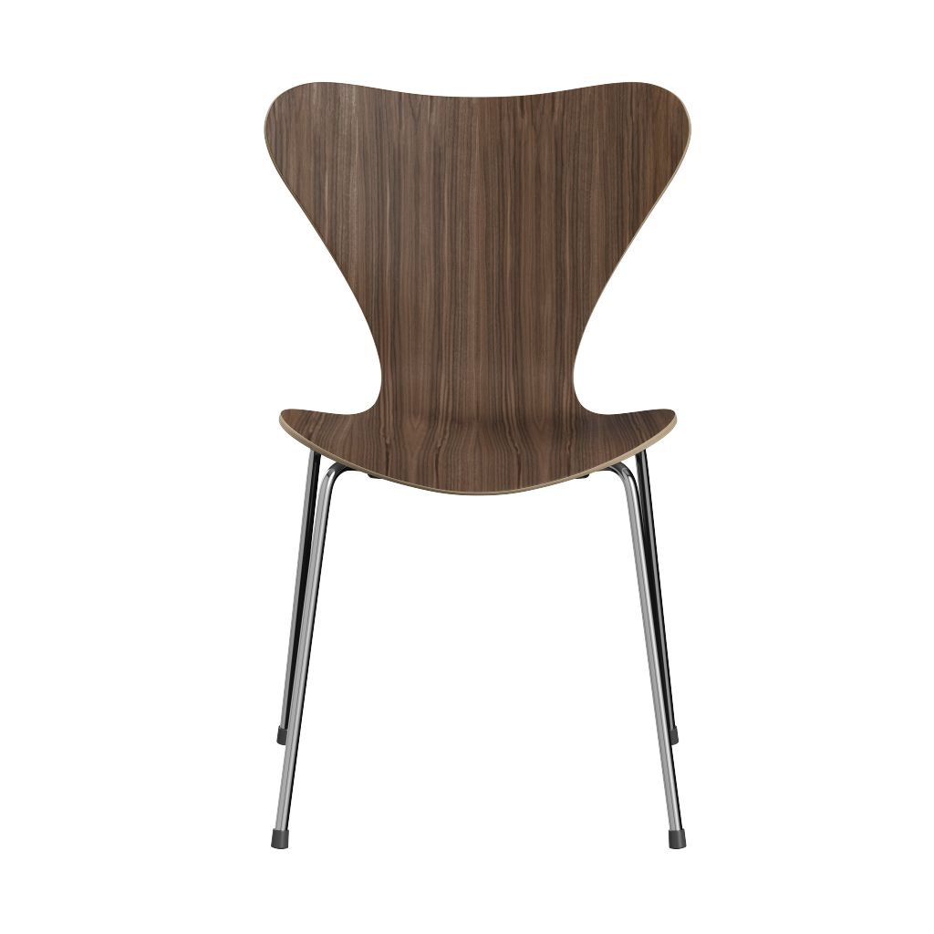 3107 Syver spisebordsstol i klar lak fra Fritz Hansen.