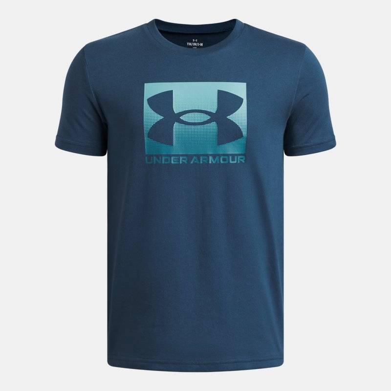 Under Armour Boxed Sports Boys' Short Sleeve Wham Blue / Blue Haze YXL (160 - 170 cm).