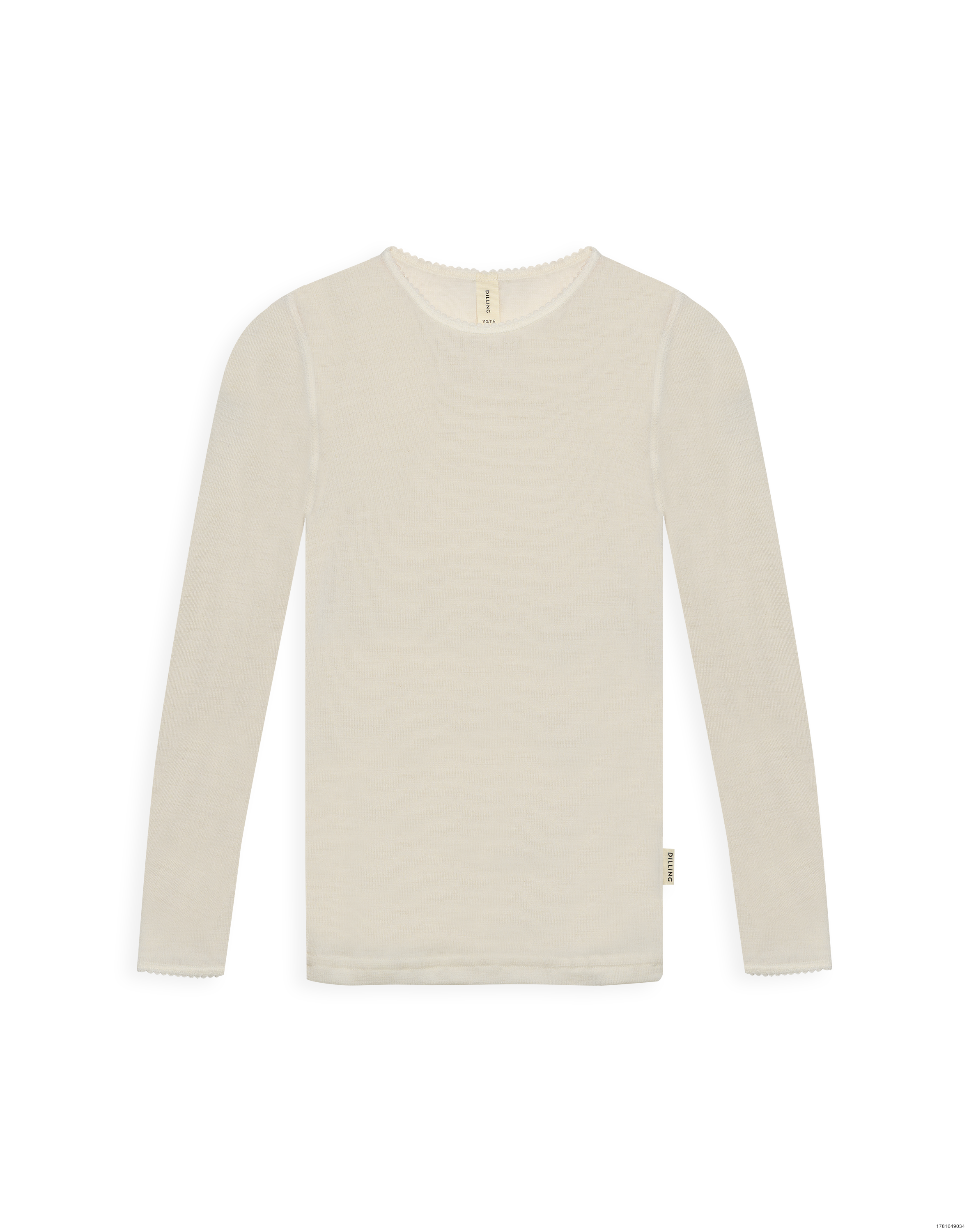 Bluse i merinould til børn