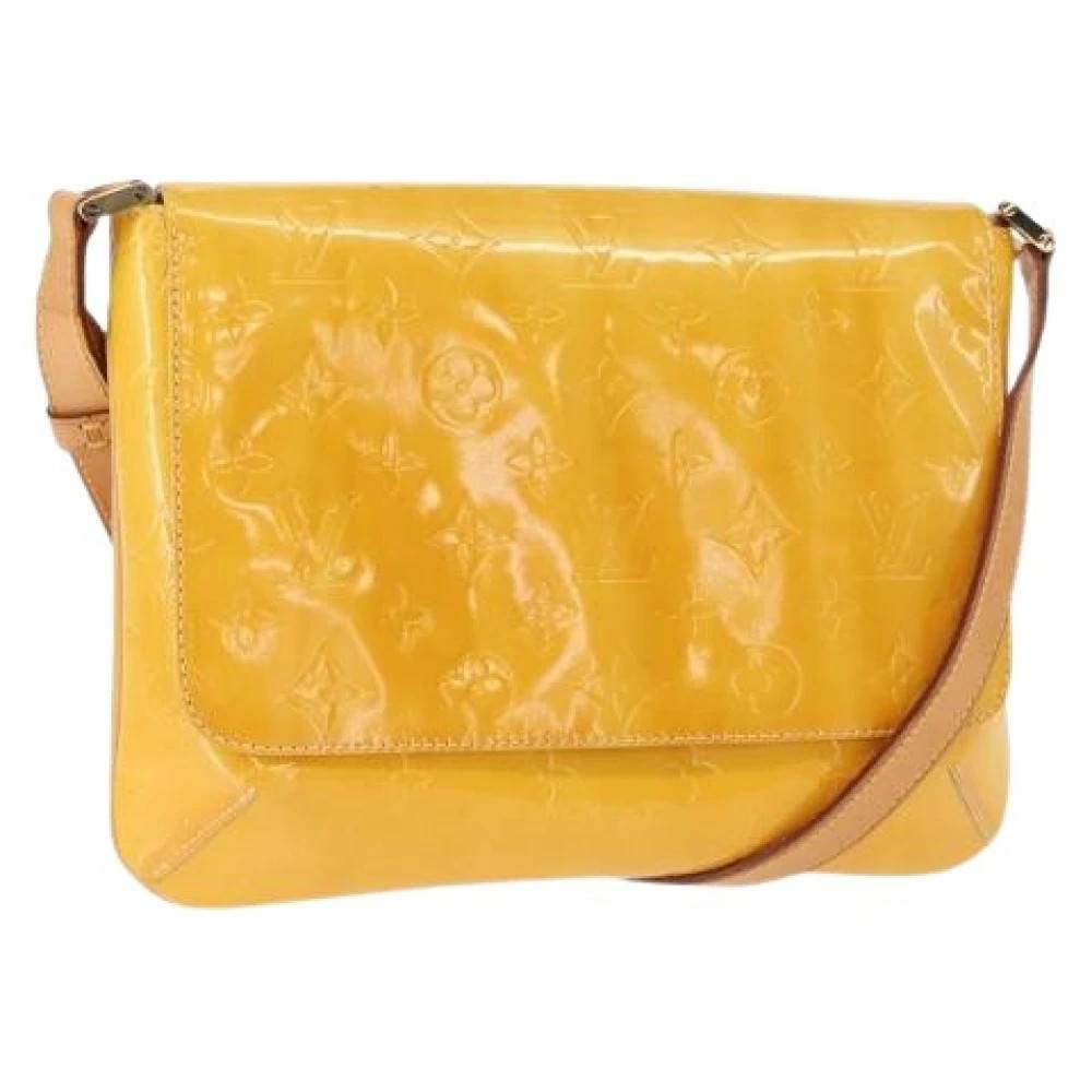 Louis Vuitton Vintage Pre-owned Vintage Skuldertaske - Vintage - Dame - Gul - ONE SIZE - Uld
