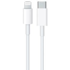 USB-C till Lightning-kabel - PD 20W/3A - Vit - 3 m - vit