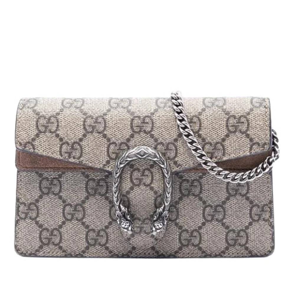 Gucci Vintage Pre-owned Mini Crossbody Bag - Vintage - Dame - Beige - ONE SIZE - Uld