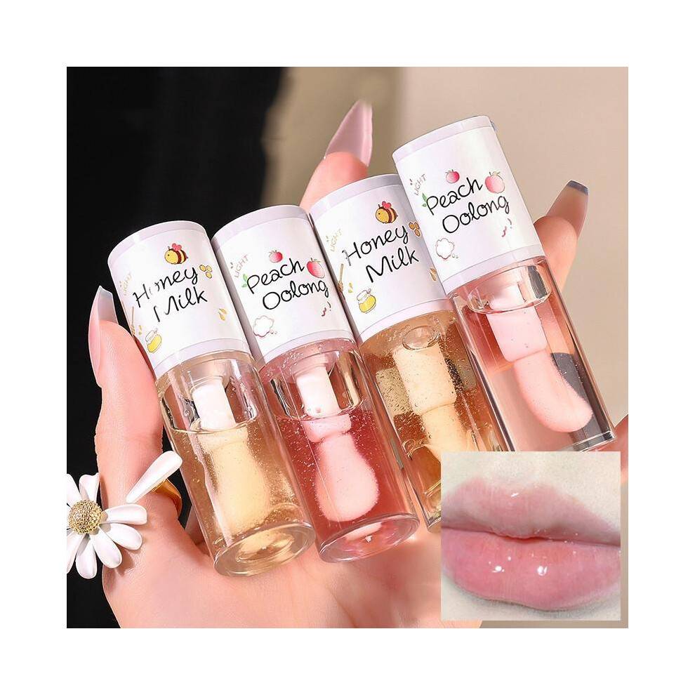 (Matches the image) Make Up Beauty Cosmetics Lip Gloss Lips Moisturizer Jelly Lipstick Bright Oil Moisturizing Balm Lip Skin Care