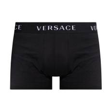 Versace, Underkläder, Herr, Svart, M, Bomull, Boxers med logotyp