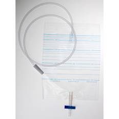 Urinpåse tömbar Unomedical - 2,0L 110cm T-ventil - 30 st