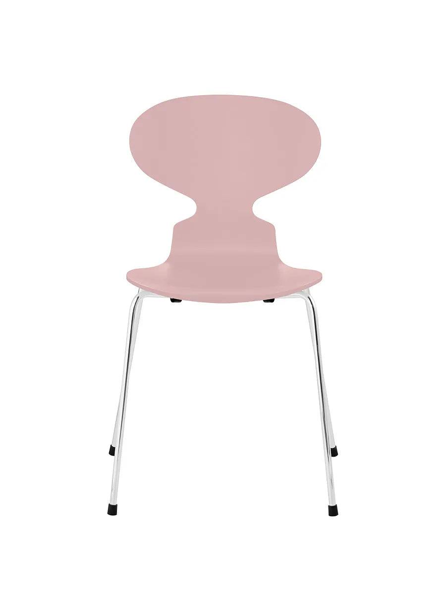 3101 Myren Stol lakeret af Arne Jacobsen Pale Rose / Krom - Jacobsen Plus