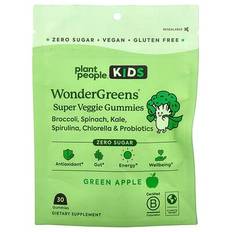 Plant People  Kids  WonderGreens® Super Veggie Gummies  Green Apple   30 Gummies