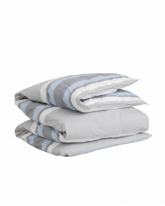 GANT Home Oxford Stripe Påslakan Grey 220x220 cm