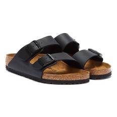 Birkenstock Arizona Birko-Flor Mens Black Narrow Sandals - EU 40 Regular