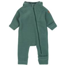 Mikk-Line Wool Baby Suit with Ears Overall Barn Storlek 62 Färg olivgrön