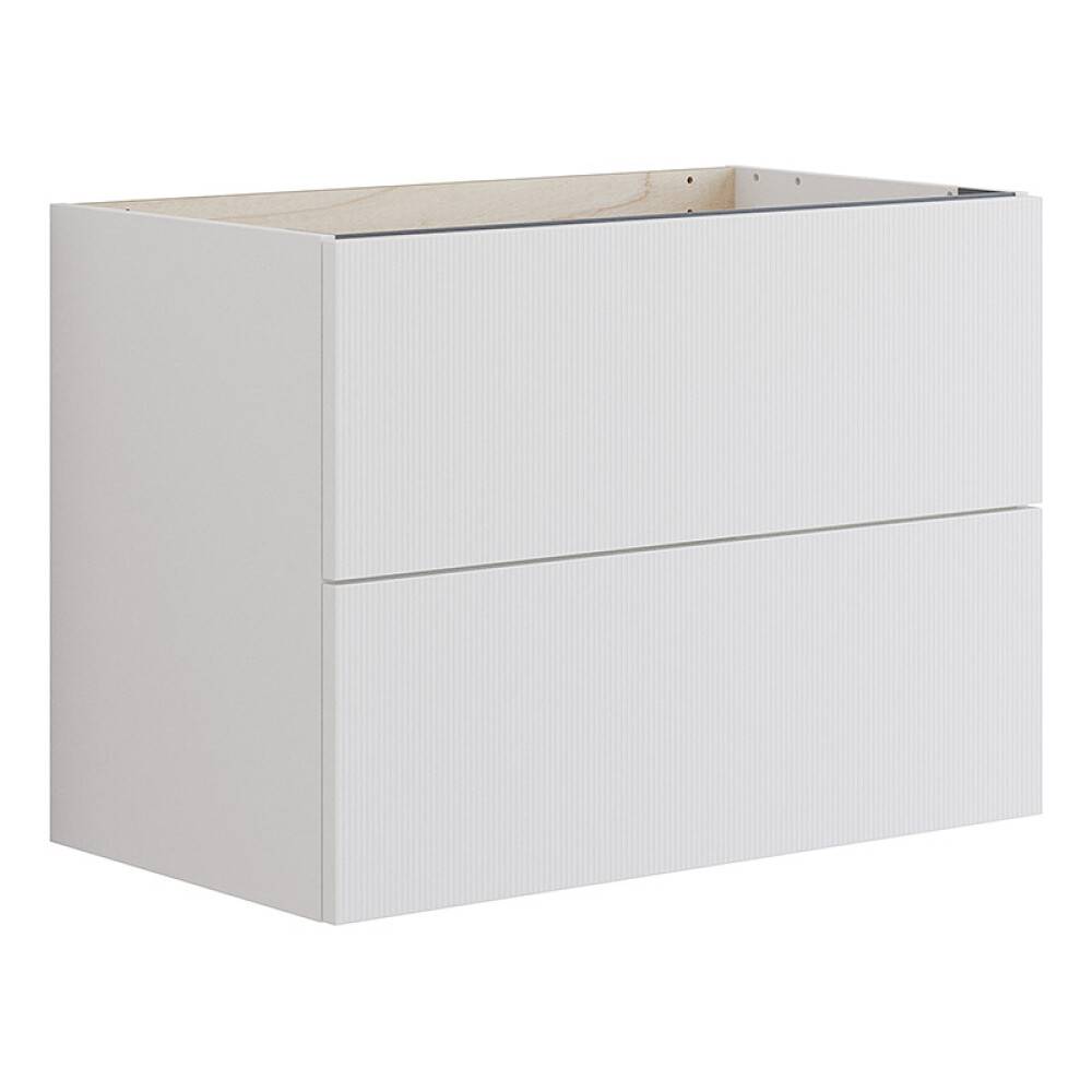 TVÄTTSTÄLLSSKÅP CAMARGUE VAL LINJÄR 2 LÅDOR MATT VIT 80CM