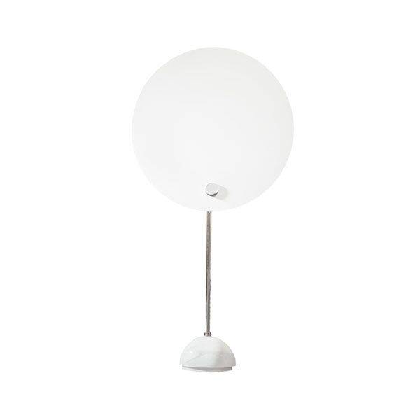 Kuta Bordlampe Krom/Hvid/ Marmor.