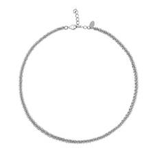 Gemma Necklace Rhodium - Stjärnurmakarna