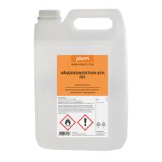 Hånddesinfektion gel Plum Desinfector 85% 5 liter dunk, 3913