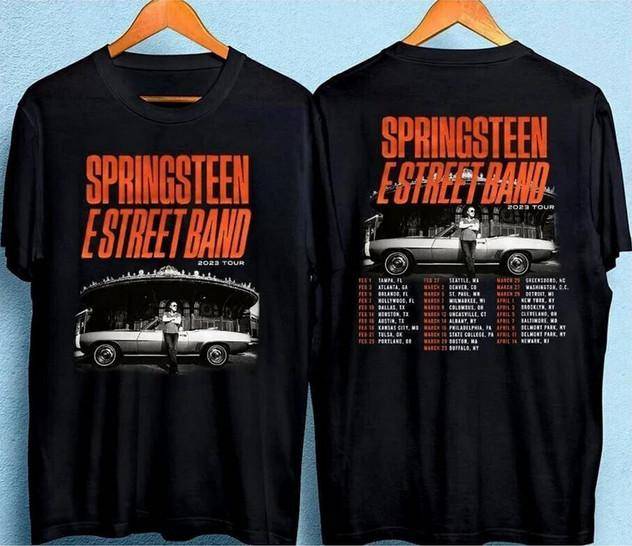 Bruce Springsteen 2026 Tour T-shirt. cm brown