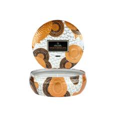 Voluspa Spiced Pumpkin Latte 3-Wick Decorative Tin Candle - 340 g