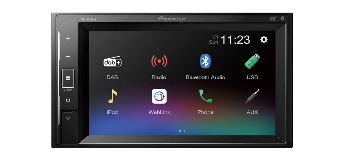 PIONEER Multimedia bilstereo DMH-A240DAB