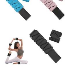 1 par handleds- och fotledsvikter, 450 g, justerbara fitnessvikter, motståndsträningsband, rosa silikon, hudvänligt material, bärbar aerob träningsutr - Multifärgad (Blått par 970g,Svart par 970g,Rosa par 970g)