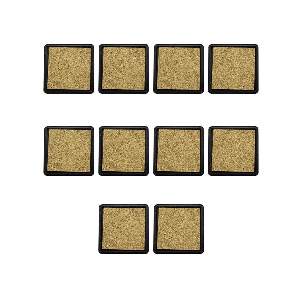 10X Ink Pad Stamp Pad for Wedding Letter Document Gold