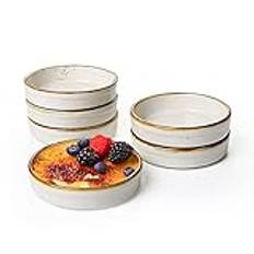 Onemore Ramekin 4,5" grund crème br?lée maträtt set med 6, flerfärgad