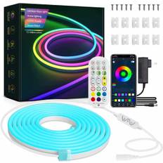 LED Strip Kit 5meter med App & Fjernbetjening